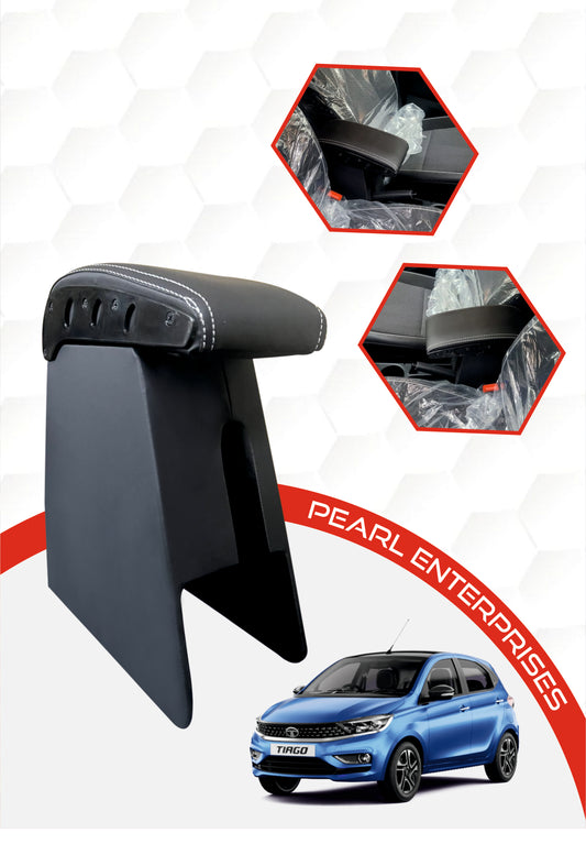 Exclusive Armrest for Tata Tiago, Tiago EV & Tigor | Premium Comfort & Easy Installation