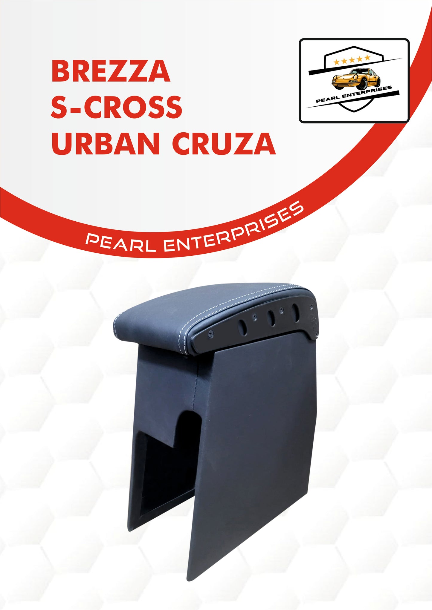Exclusive Armrest for Brezza, S-Cross & Urban Cruza | Premium Comfort, Easy Fit