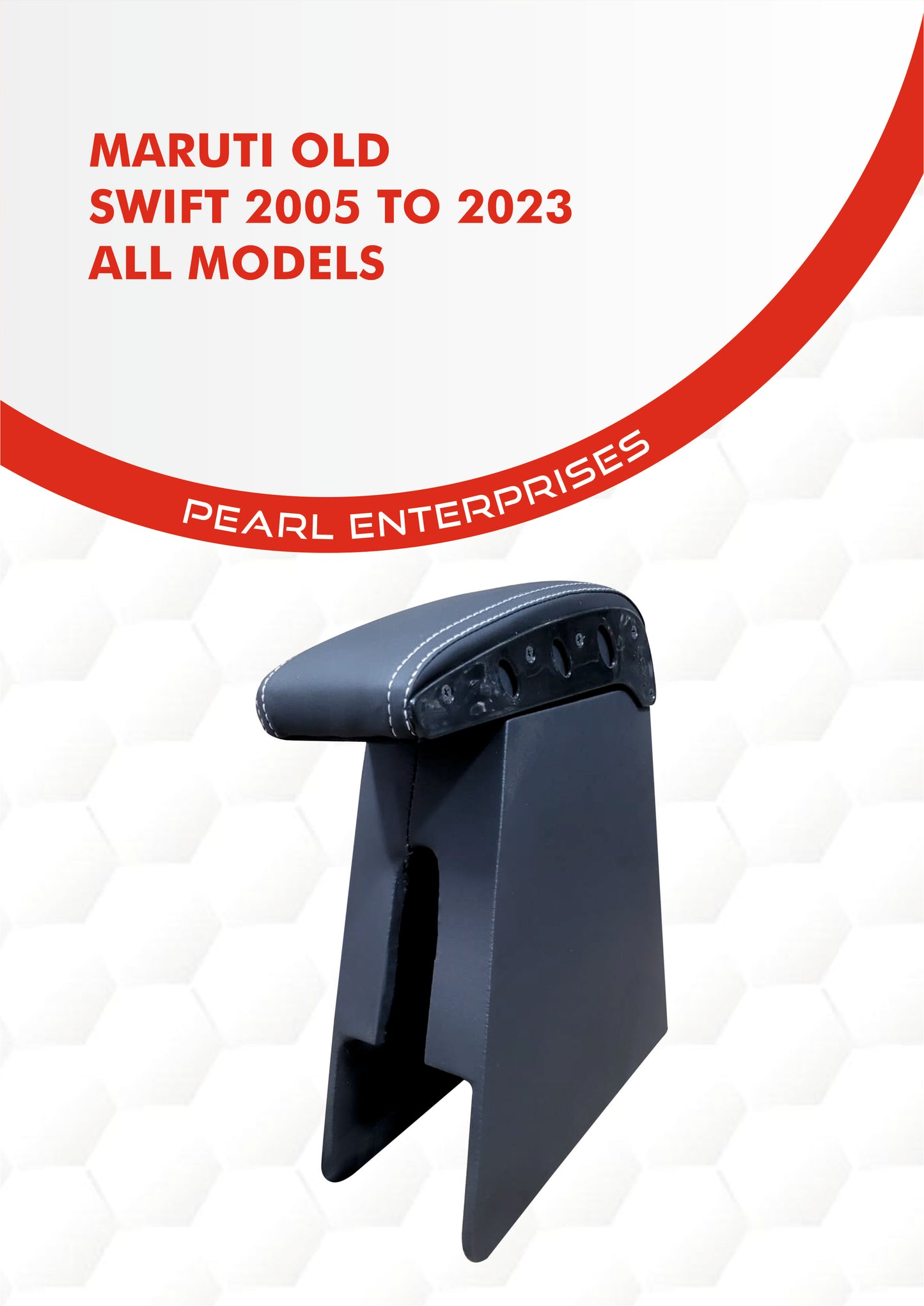 Armrest Console Wooden Box