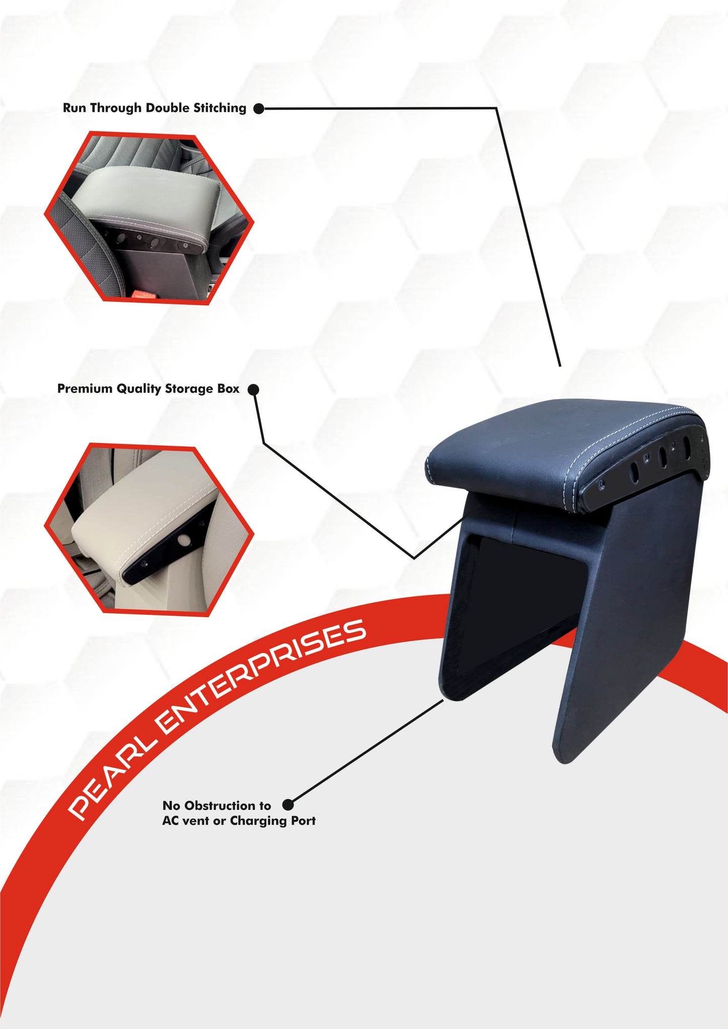Exclusive Armrest for New Tata Nexon – Pearl Enterprises