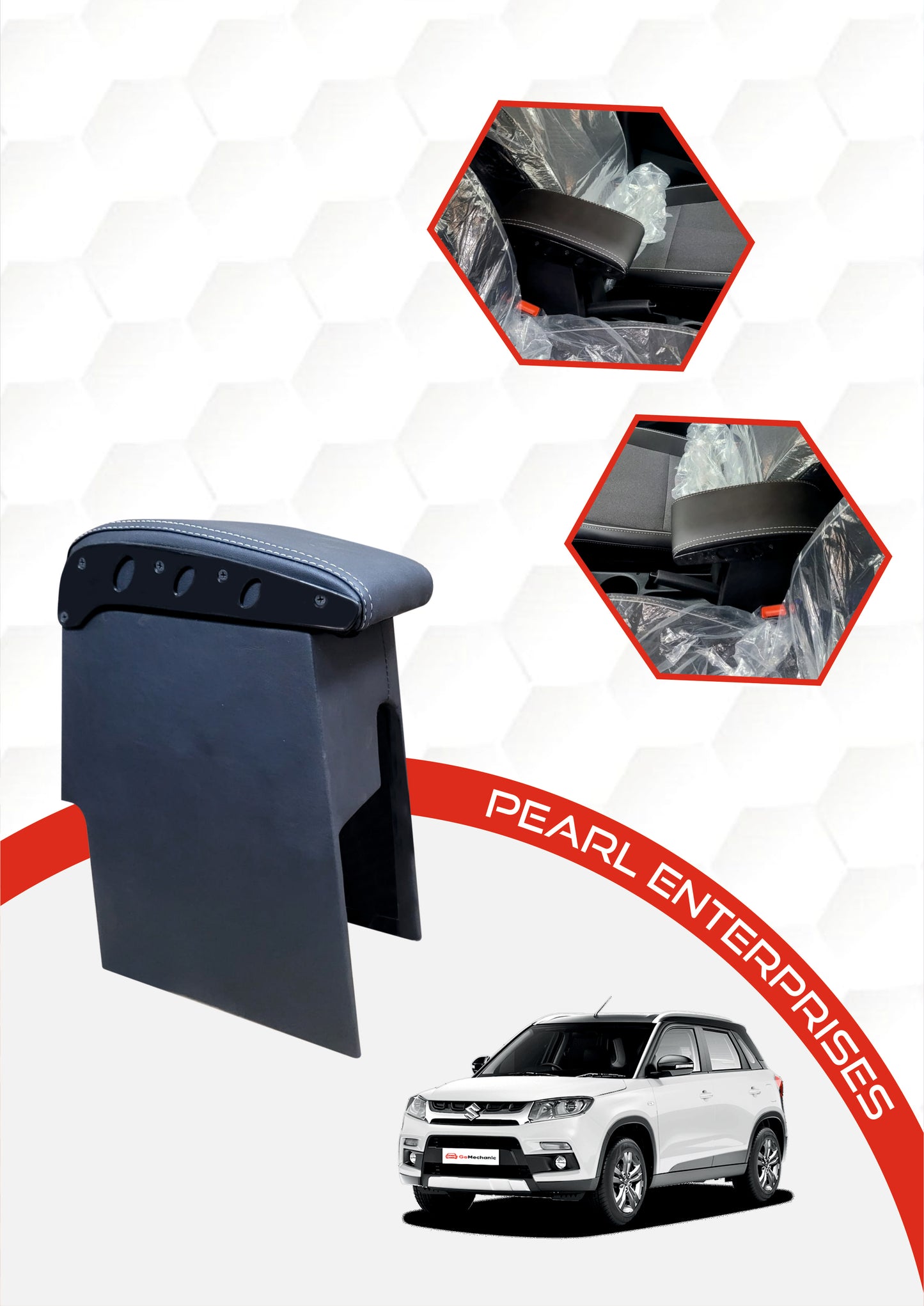 Exclusive Armrest for New Brezza 2022 – Premium Comfort Upgrade