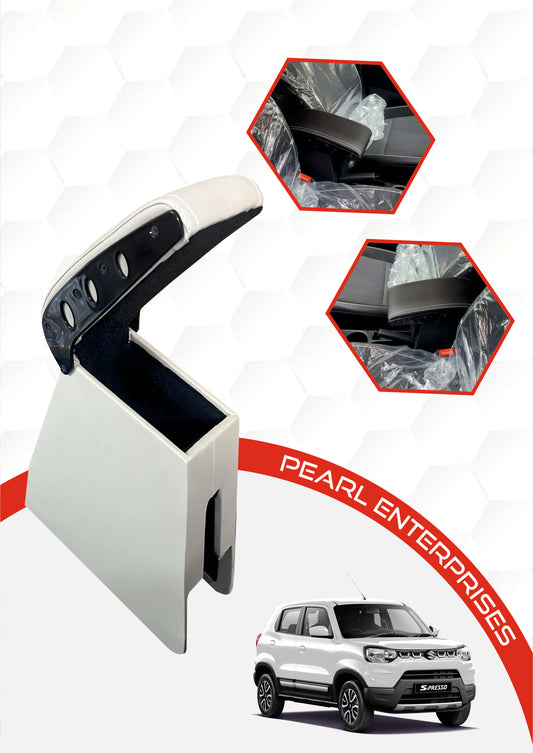 Universal Car Armrest Console for New Wagon R, S Presso, Renault Lodgy – Available in Tan, Beige & Black