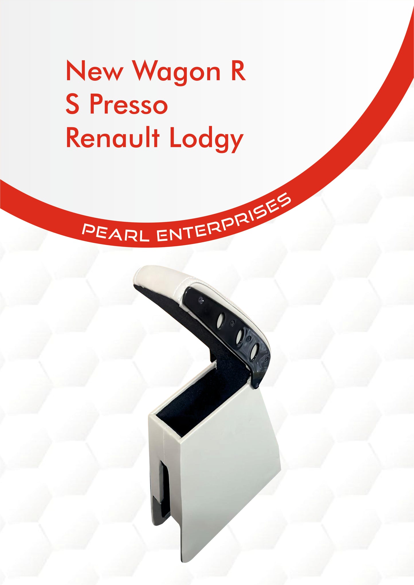 Universal Car Armrest Console for New Wagon R, S Presso, Renault Lodgy – Available in Tan, Beige & Black