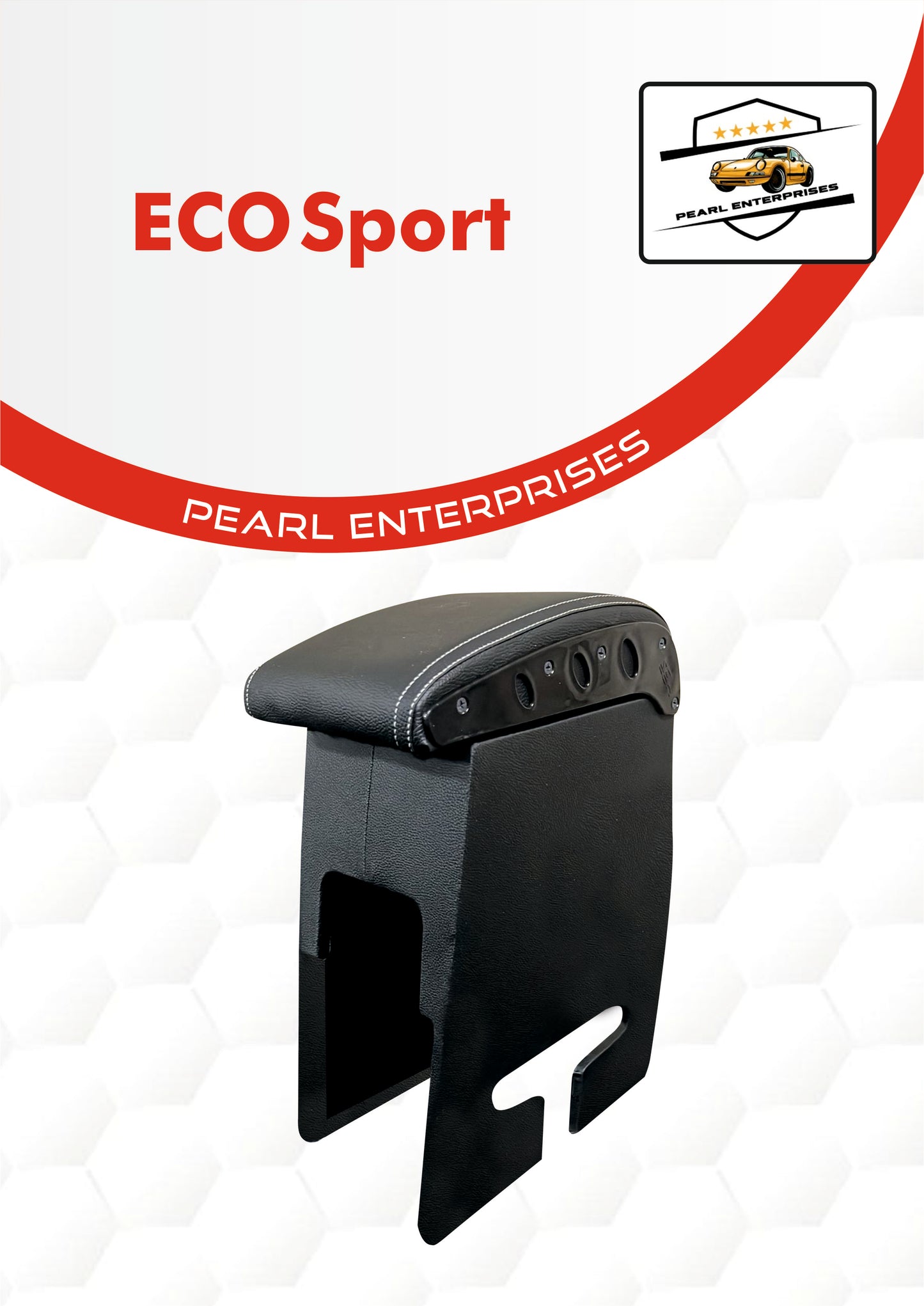 Ford EcoSport Armrest – Premium Center Console with Storage & Cushion | Pearl Enterprises