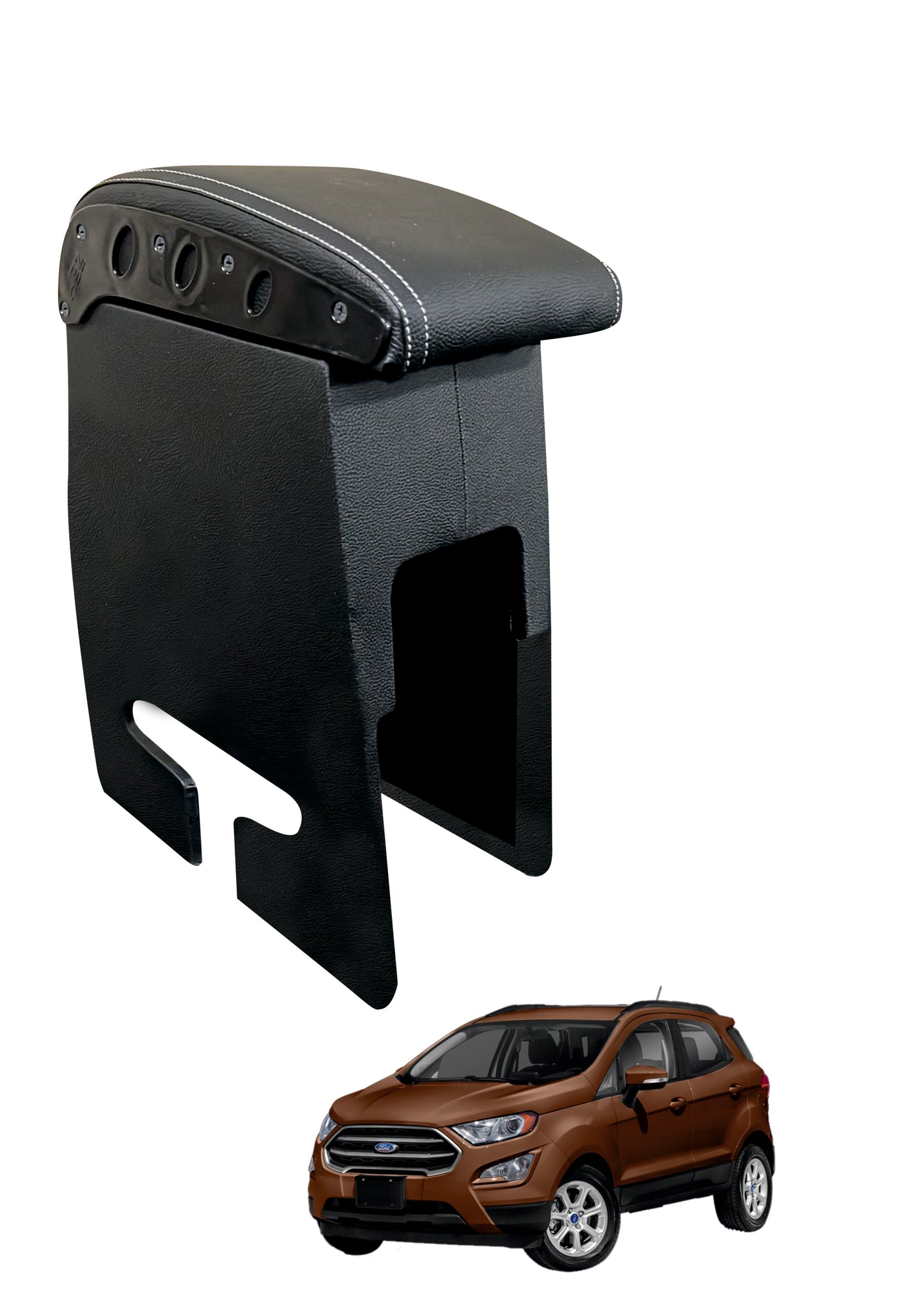 Ford EcoSport Armrest – Premium Center Console with Storage & Cushion | Pearl Enterprises