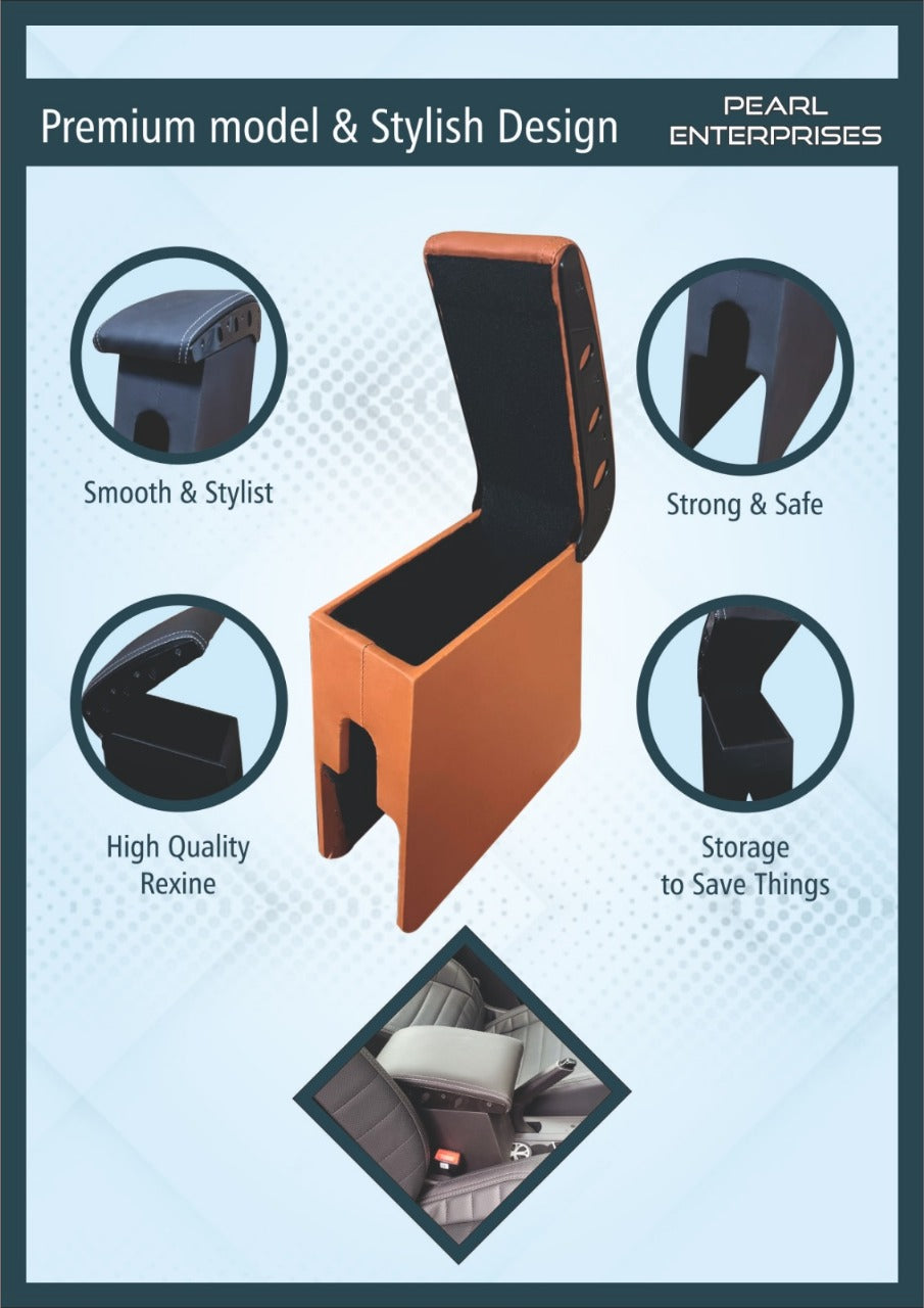 Armrest for New Swift & Celerio – Available in Black, Beige & Tan