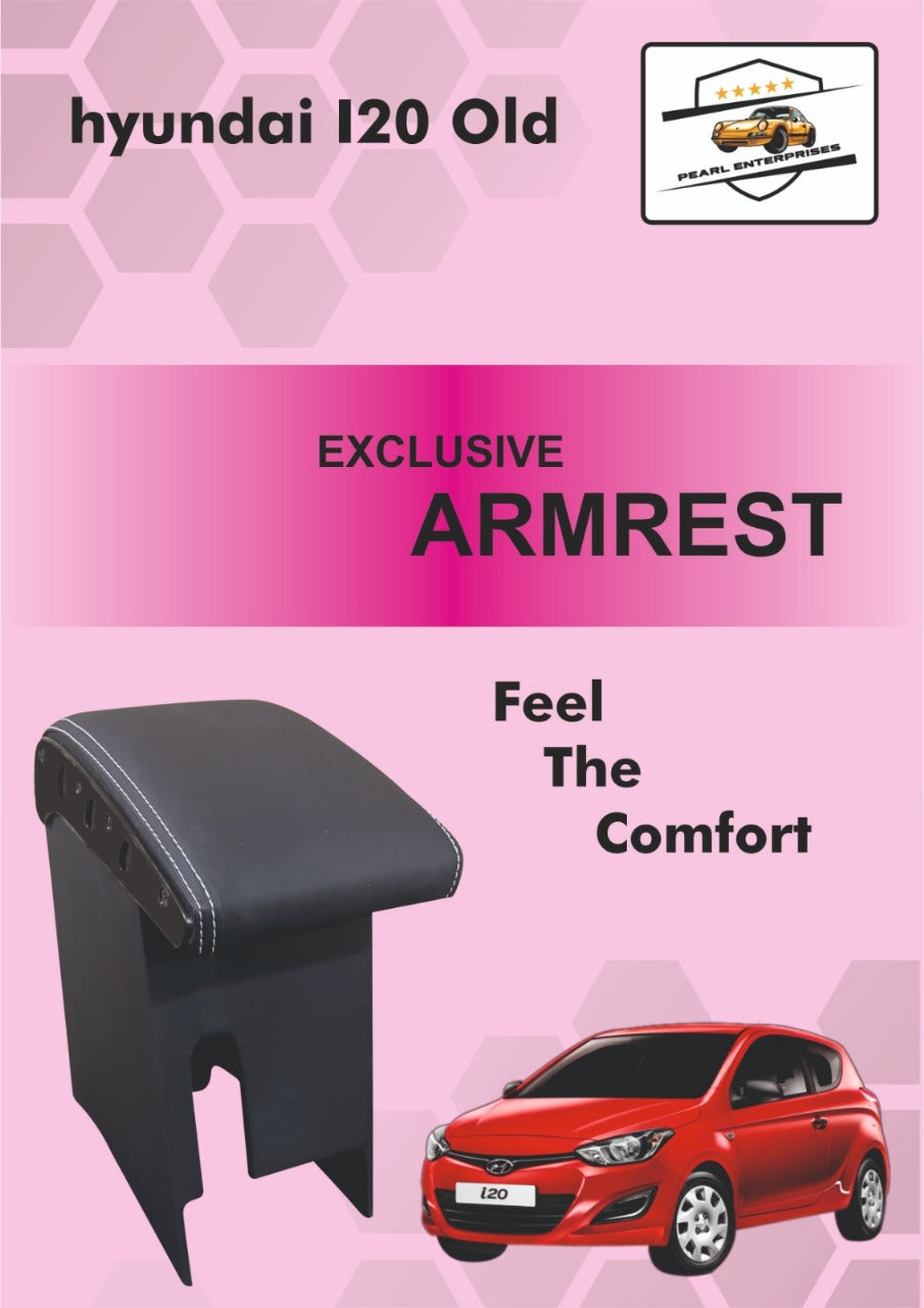 Hyundai i20 Old Model Exclusive Armrest – Premium Car Center Console with Storage & Comfort