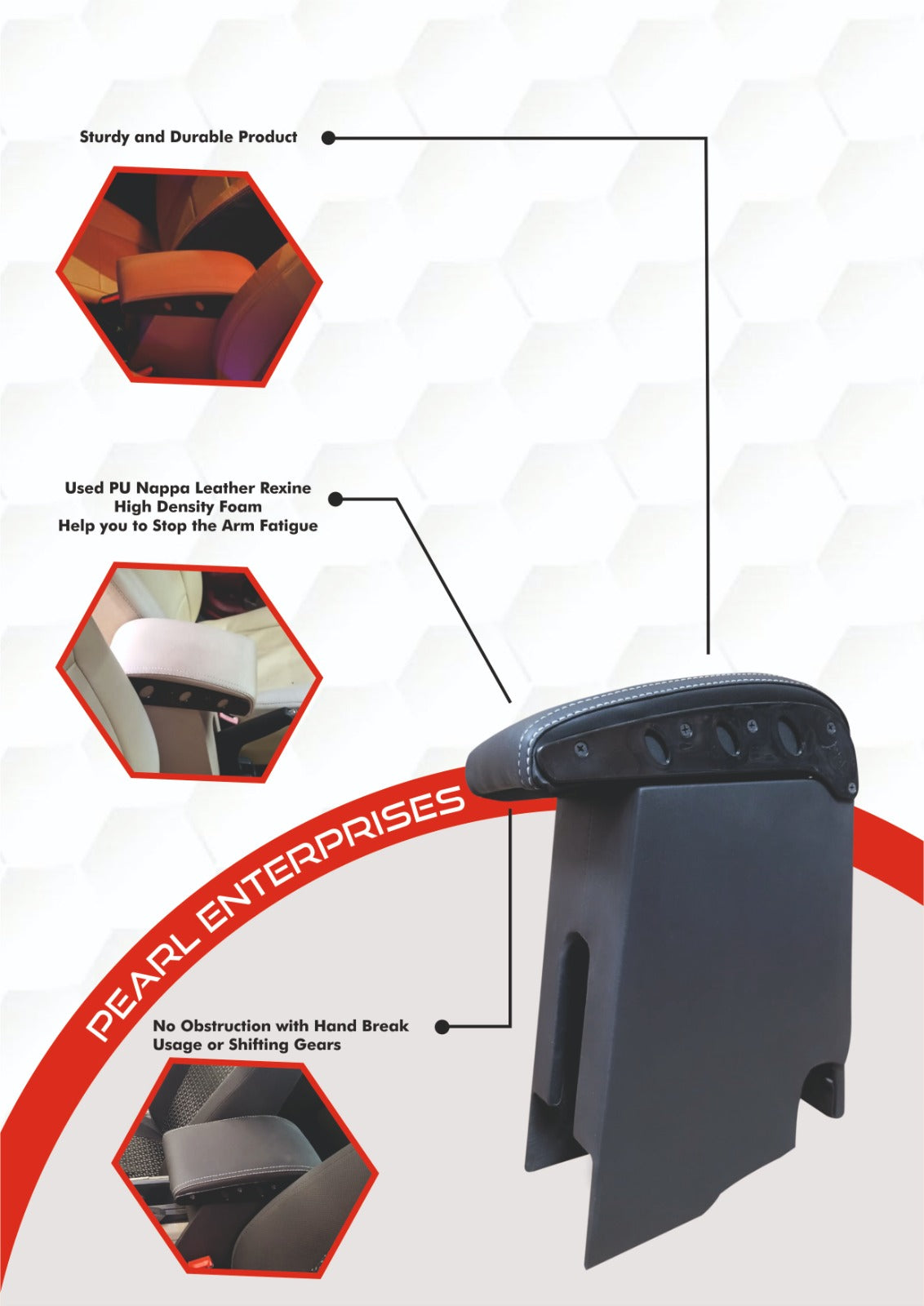 Renault Kwid Exclusive Armrest – Premium Comfort with Built-In Utility