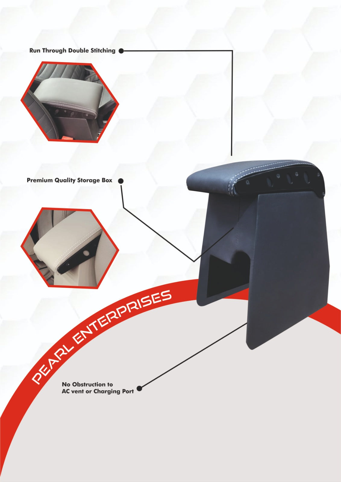 Exclusive Armrest for Nissan Magnite – Pearl Enterprises