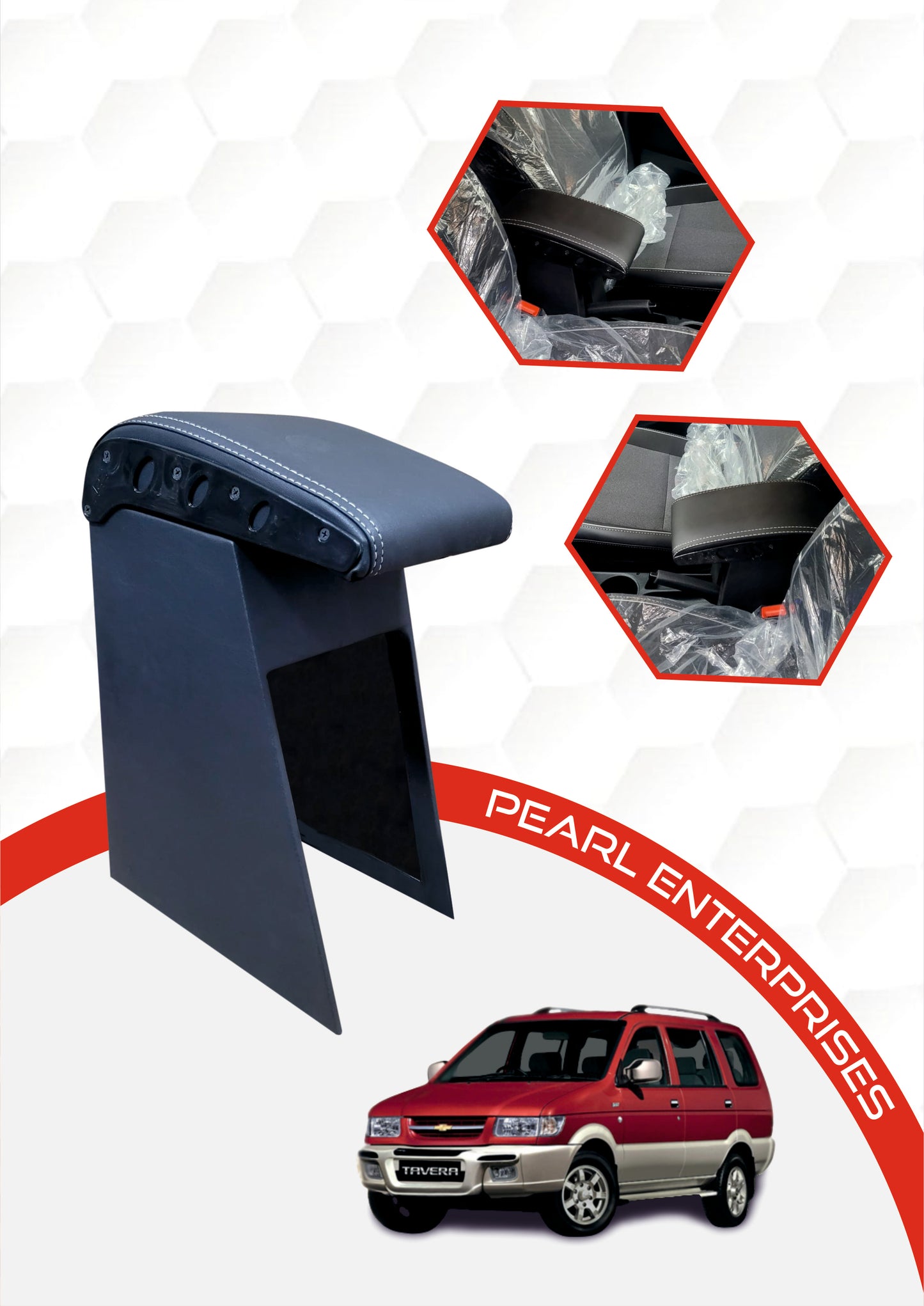 Renault Triber & Chevrolet Tavera Exclusive Armrest – Premium Comfort & Utility by Pearl Enterprises