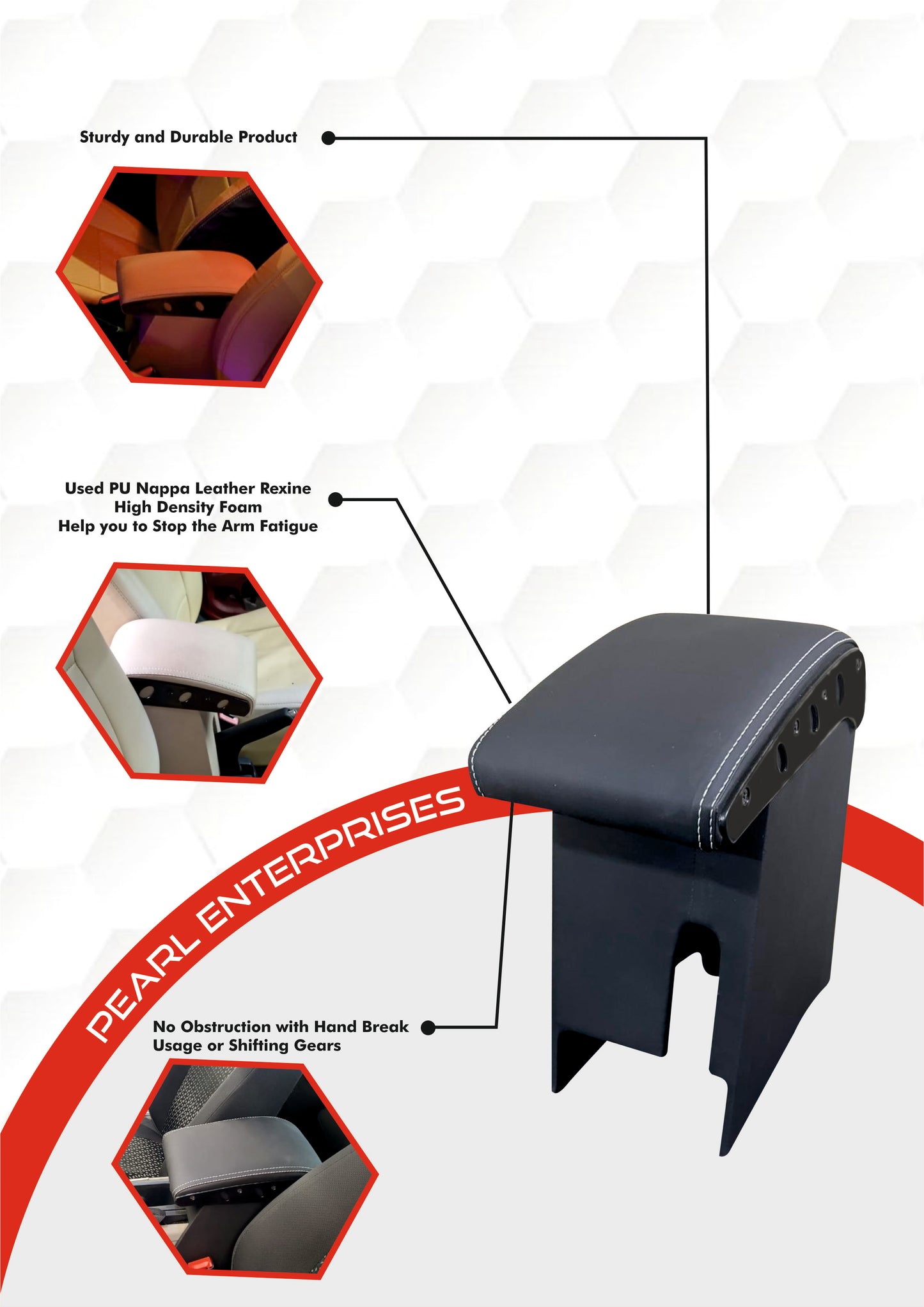 Hyundai i20 Old Model Exclusive Armrest – Premium Car Center Console with Storage & Comfort