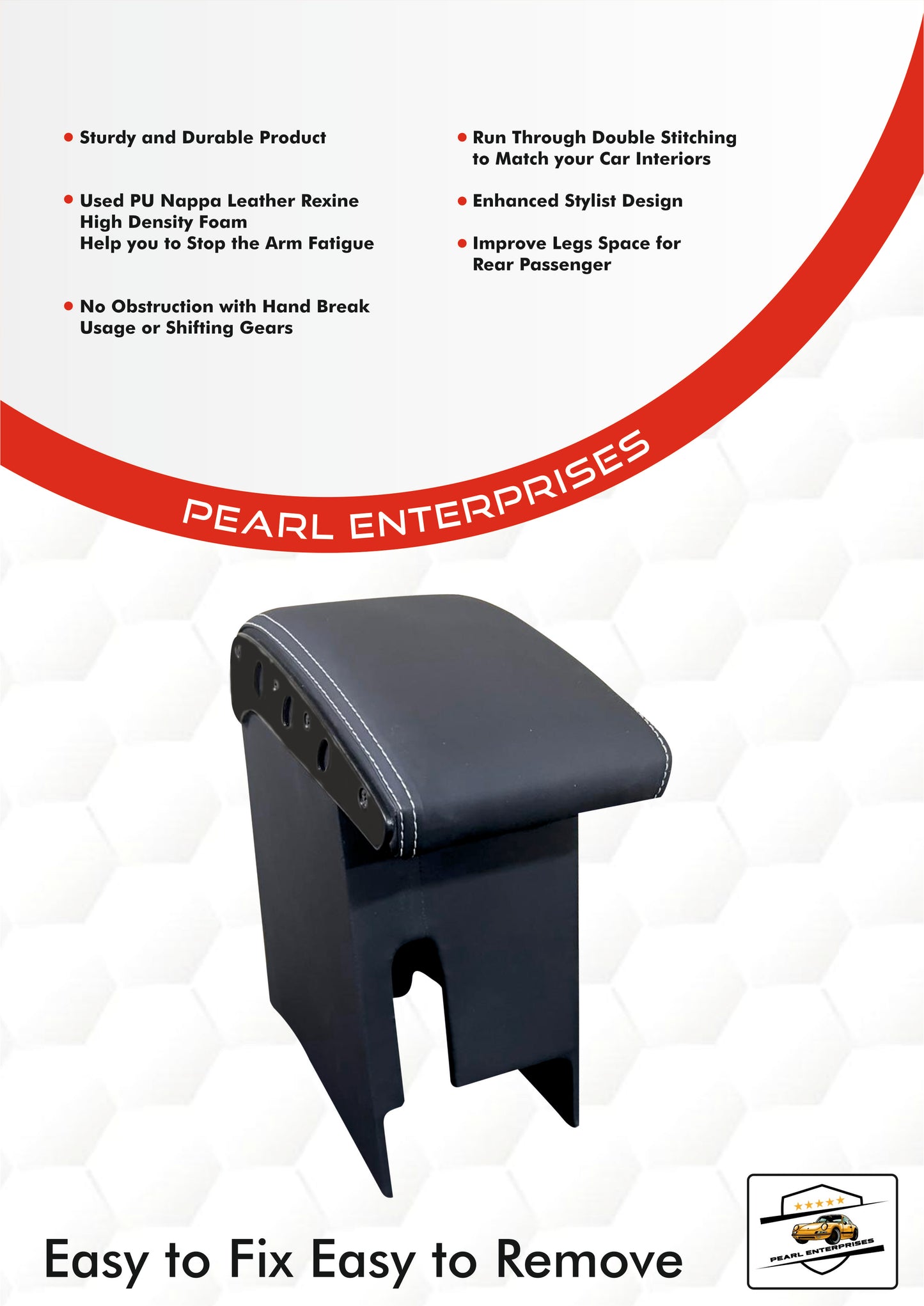 Hyundai i20 Old Model Exclusive Armrest – Premium Car Center Console with Storage & Comfort