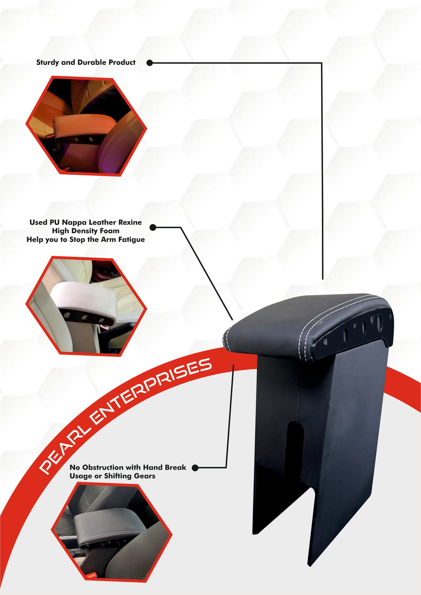 Renault Pulse, Nissan Micra & Nissan Sunny Exclusive Armrest – Premium Center Console with Storage & Comfort