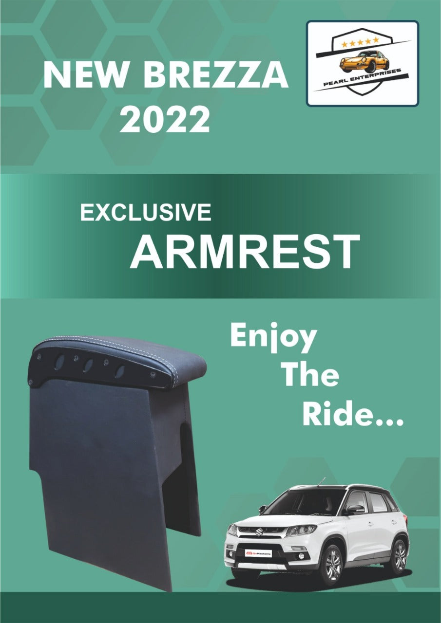 Exclusive Armrest for New Brezza 2022 – Premium Comfort Upgrade