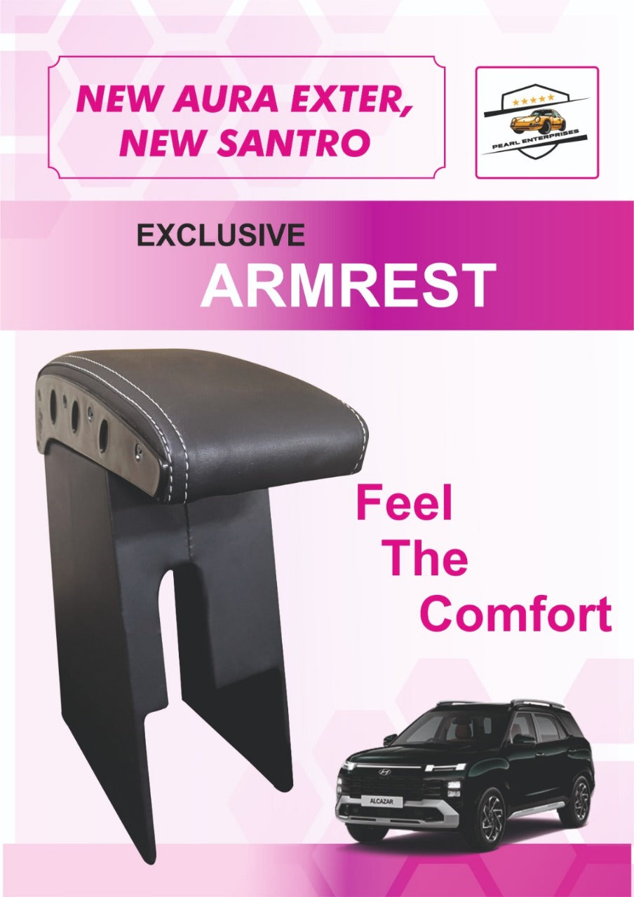 Armrest for New Hyundai Aura, Exter & Santro – Custom Fit Comfort by Pearl Enterprises