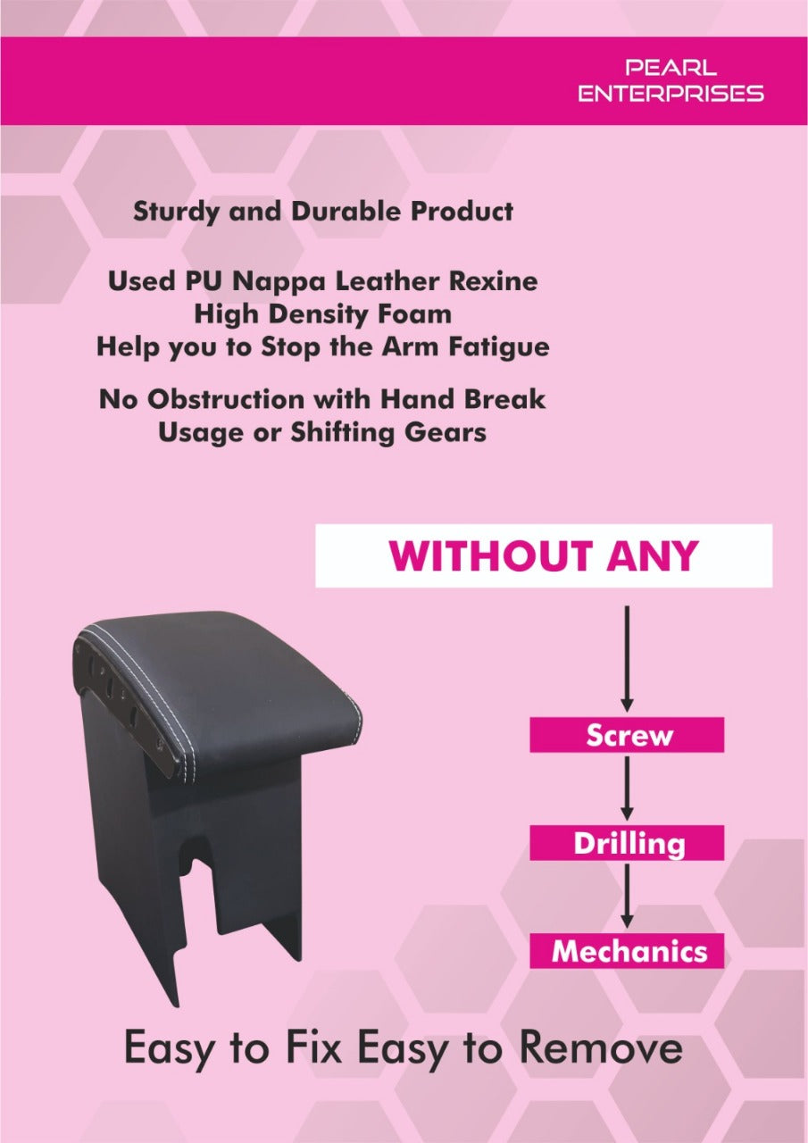 Hyundai i20 Old Model Exclusive Armrest – Premium Car Center Console with Storage & Comfort