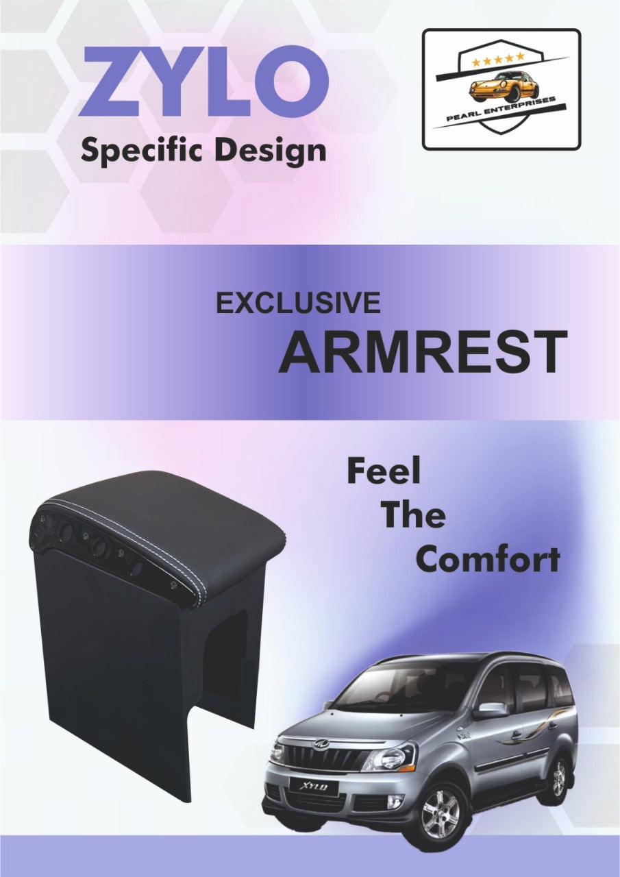 Mahindra Xylo Exclusive Armrest – Premium Comfort (Black & Beige)