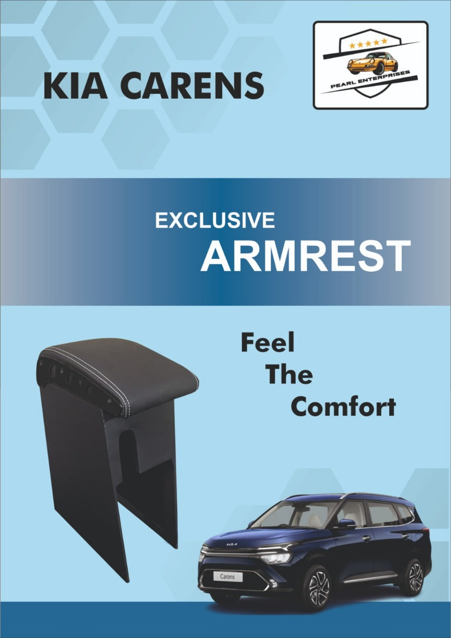 Kia Carens Exclusive Armrest – Premium Comfort (Black)