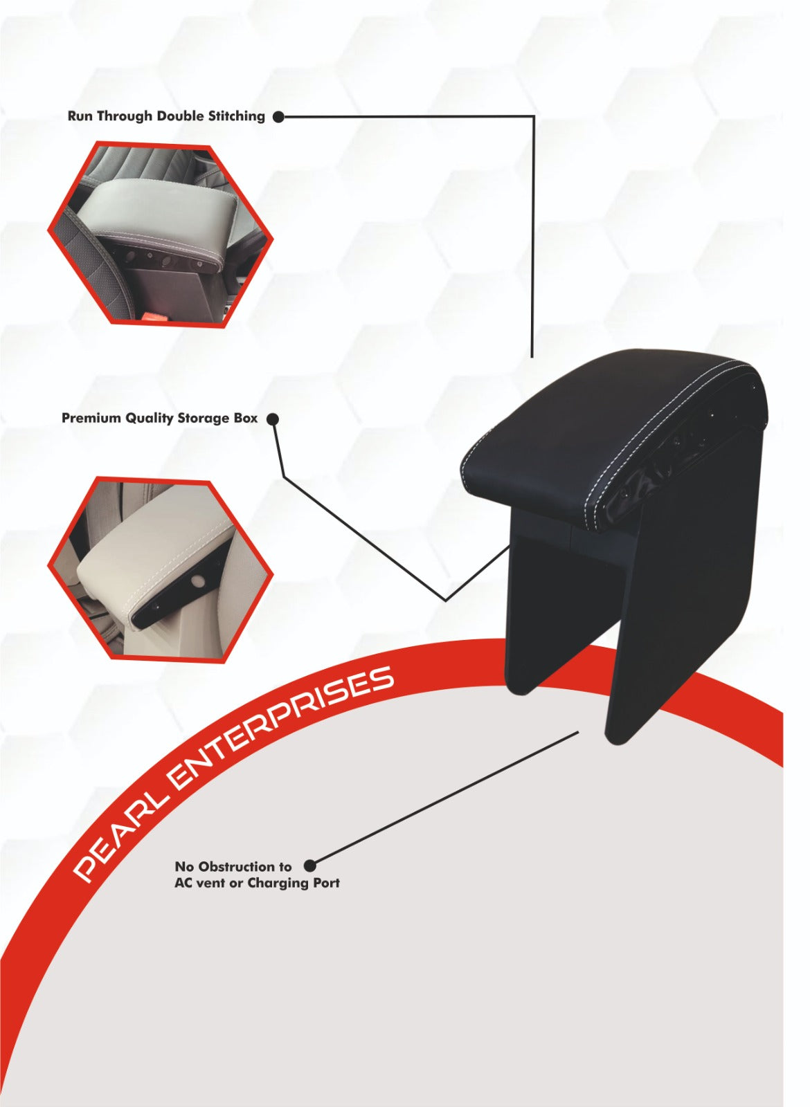 Car Armrest Console for Skoda Kushaq – Pearl Enterprises