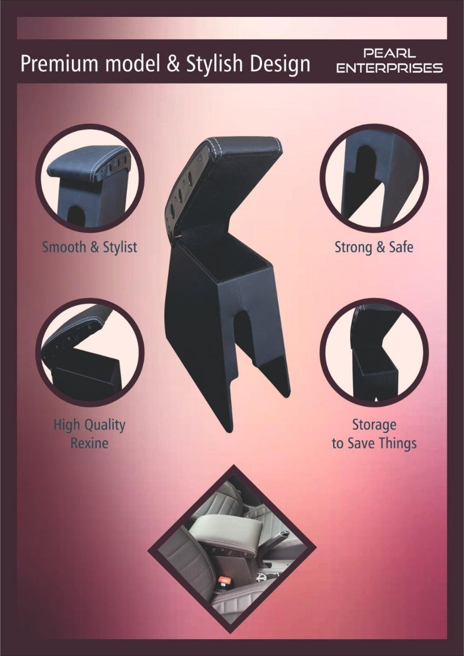 Exclusive Armrest for Tata Tiago, Tiago EV & Tigor | Premium Comfort & Easy Installation