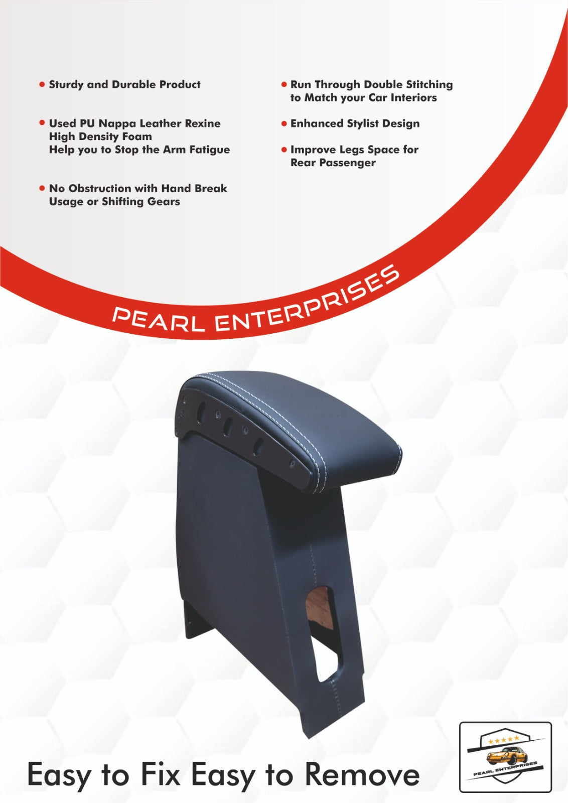Toyota Etios Liva Exclusive Armrest – Stylish Comfort & Utility