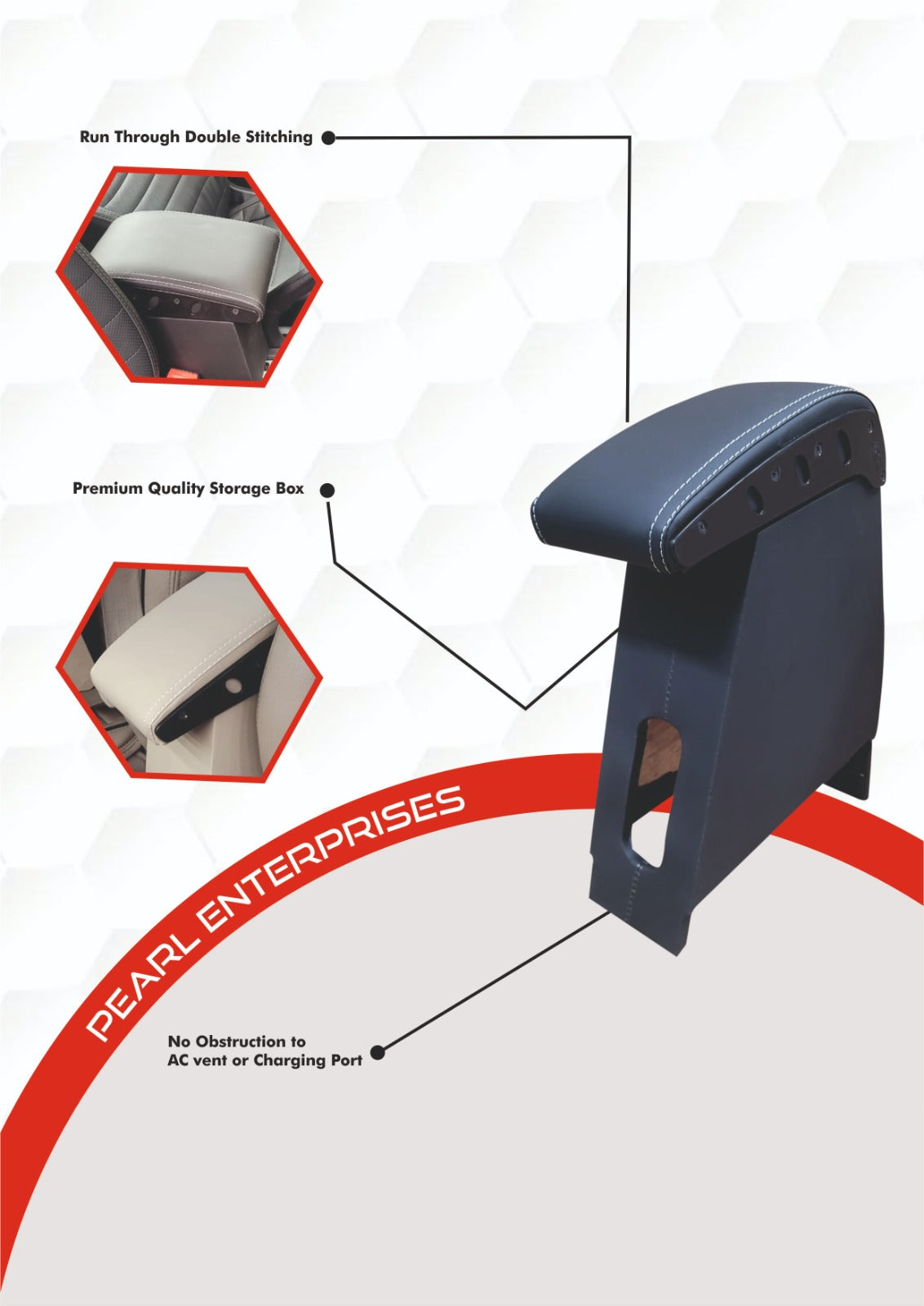 Toyota Etios Liva Exclusive Armrest – Stylish Comfort & Utility