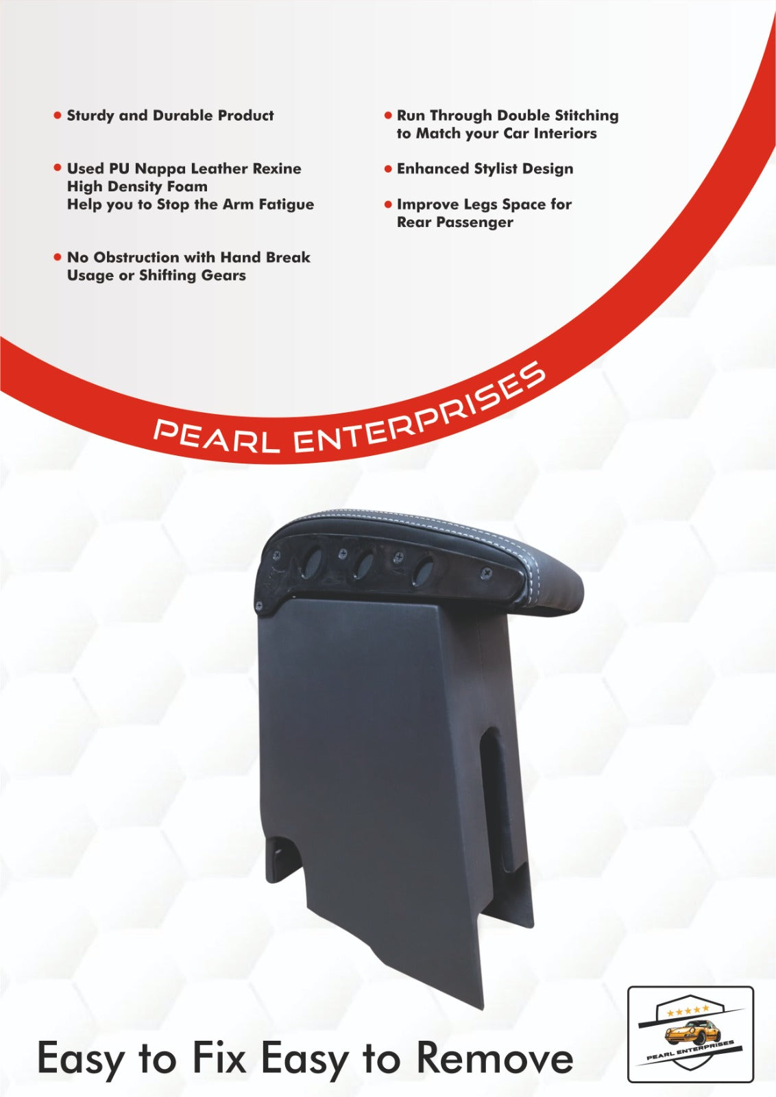 Renault Kwid Exclusive Armrest – Premium Comfort with Built-In Utility
